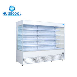 Multideck ha refrigerato il contenitore per esposizione, scaffalatura dell'esposizione del dispositivo di raffreddamento del supermercato