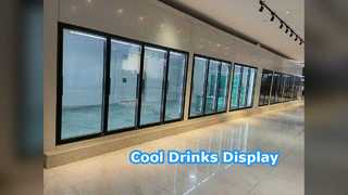 Porte espositive per celle frigorifere del negozio di liquori